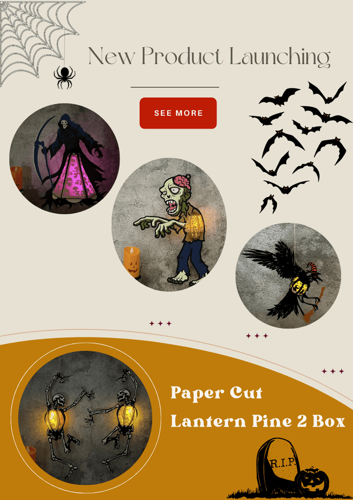 NEW PRODUCT LAUNCHING: Paper Cut Spooky Halloween Lantern Collection - LightboxGoodman