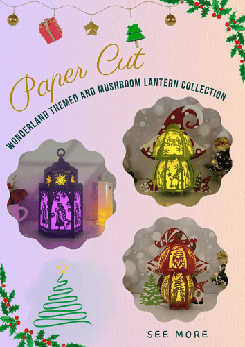 NEW PRODUCT LAUNCHING: Wonderland Themed and Mushroom Paper Cut Lantern Collection - LightboxGoodman