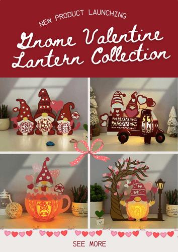 NEW PRODUCT LAUNCHING: Gnome Valentine Lantern Collection - LightboxGoodman