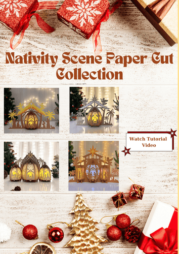 NEW PRODUCT LAUNCHING: Nativity Scene Paper Cut Collection - LightboxGoodman