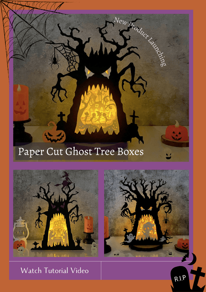 NEW PRODUCT LAUNCHING: Paper Cut Ghost Tree Boxes - LightboxGoodman