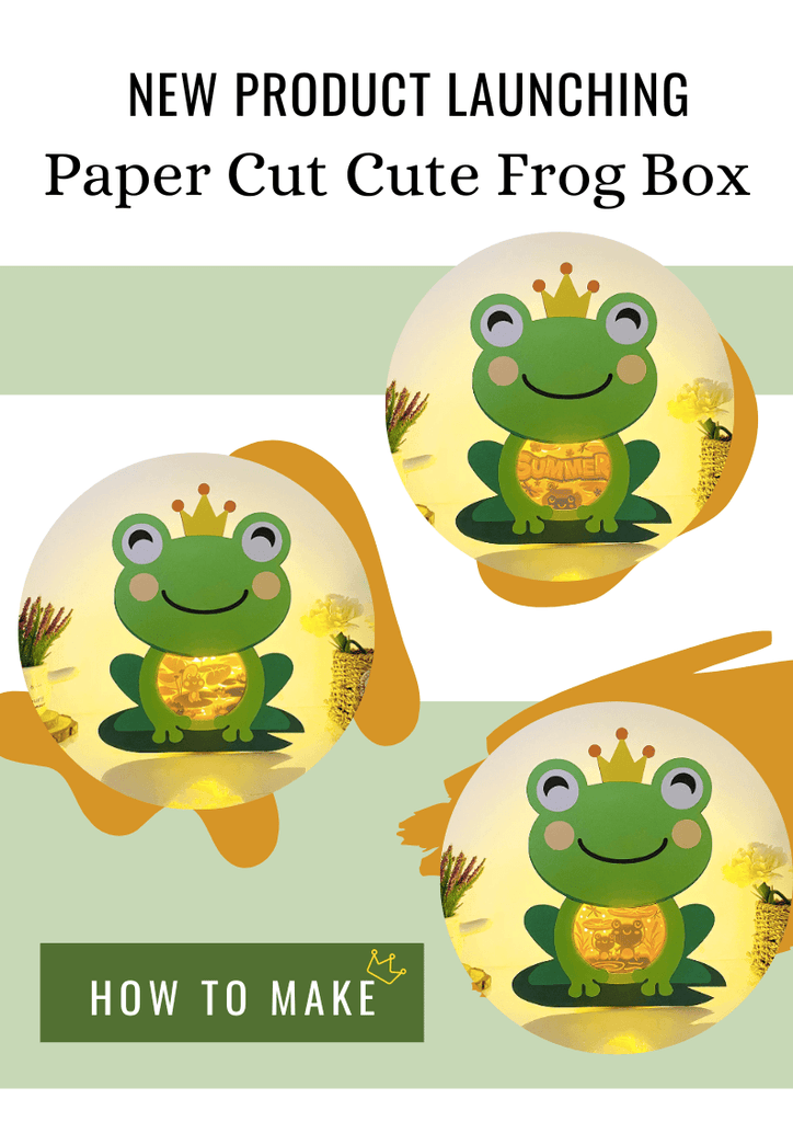 NEW PRODUCT LAUNCHING: Paper Cut Cute Frog Box - LightboxGoodman