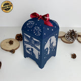 4th Of July - Paper Cut Lantern File - Cricut File - 10,5x20,6cm - LightBoxGoodMan - LightboxGoodman