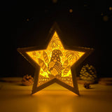 4th Of July - Paper Cut Star Light Box File - Cricut File - LightBoxGoodMan - LightboxGoodman