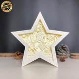 4th Of July - Paper Cut Star Light Box File - Cricut File - LightBoxGoodMan - LightboxGoodman