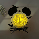 Nightmare - Halloween Themed 3D Lantern File - Cricut File Nightmare Lantern 5 - LightBoxGoodMan