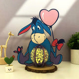 Eeyore - Winnie The Pooh Themed 3D Eeyore Lantern File - Cricut File 1 - LightBoxGoodMan