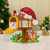 Christmas Mailbox - 3D Christmas Lantern File - Cricut File 1 - LightBoxGoodMan