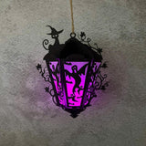 Flying Ghost - 3D Halloween Vintage Lantern File - Cricut File 1 - LightBoxGoodMan