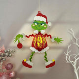 The Grinch Hanging - 3D Christmas Lantern File - Cricut File 1 - LightBoxGoodMan