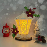 Xmas Candle - 3D Christmas Vintage Lantern File  - Cricut File 3 - LightBoxGoodMan