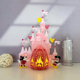 Disney Castle Love - 3D Love Lantern File - Cricut File 1 - LightBoxGoodMan