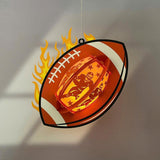 Rugby - 3D Rugby Lantern File - Cricut File 1 - LightBoxGoodMan