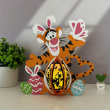 Tigger Easter - Winnie The Pooh Themed Easter 3D Lantern File - Cricut File - LightBoxGoodMan