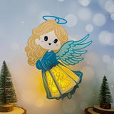 Angel - 3D Angel Lantern File - Cricut File 4 - LightBoxGoodMan