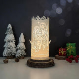 Nativity - 3D Cylinder Papercut Lantern File - Cricut File 1 -  LightBoxGoodMan