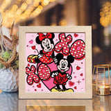 Valentine Mouse Couple – Paper Cut Light Box File - Cricut File - 8x8