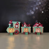 Train Love - 3D Love Lantern File - Cricut File 1 - LightBoxGoodMan