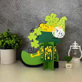 Boot Patrick Day - St. Patrick's Day Themed 3D Lantern File - Cricut File 1 - LightBoxGoodMan