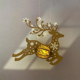 Deer - 3D Christmas Lantern File - Cricut File 2 - LightBoxGoodMan