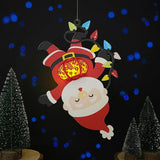 Santa - 3D Christmas Lantern File - Cricut File 3 - LightBoxGoodMan