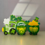 Patrick Day Train - St. Patrick's Day Themed 3D Lantern File - Cricut File 1 - LightBoxGoodMan