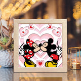 Mouse Couple 1 – Paper Cut Light Box File - Cricut File - 8x8" - LightBoxGoodMan