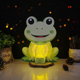 Frog - 3D Frog Lantern File - 7.9x9.3" - Cricut File - LightBoxGoodMan - LightboxGoodman