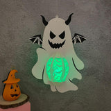 Cunning Ghost - 3D Ghost Lantern File - Cricut File 3 - LightBoxGoodMan