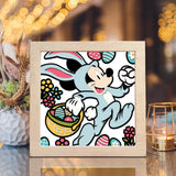 Easter Mouse - Paper Cut Light Box File - Cricut File - 8x8" - LightBoxGoodMan