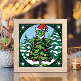 The Grinch 3 – Paper Cut Light Box File - Cricut File - 8x8