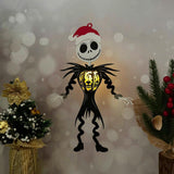 Jack Xmas Hanging - 3D Christmas Lantern File - Cricut File 1 - LightBoxGoodMan