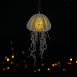 Jellyfish - 3D Jellyfish Lantern File - 9.7x6.3" - Cricut File - LightBoxGoodMan - LightboxGoodman