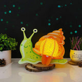 Snail - 3D Snail Lantern File - 9.6x7.8" - Cricut File - LightBoxGoodMan