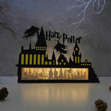 Harry Potter - Halloween Papercut Lightbox File - Cricut File 1 - LightBoxGoodMan