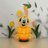 Mickey Easter - Easter Disney Mouse 3D Lantern File - Cricut File - LightBoxGoodMan