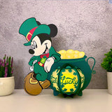 Patrick Day Mouse - St. Patrick's Day Themed 3D Lantern File - Cricut File 1 - LightBoxGoodMan