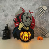 Jason Voorhees - Halloween Themed 3D Lantern File - Cricut File 1 - LightBoxGoodMan