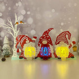 Gnome Xmas - 3D Christmas Lantern File - Cricut File 4 - LightBoxGoodMan