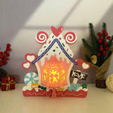 Valentine House - 3D Love Lantern File - Cricut File 1 - LightBoxGoodMan