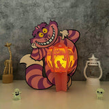 Cheshire Cat - Halloween Themed 3D Lantern File - Cricut File 1 - LightBoxGoodMan