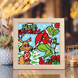 The Grinch 5 – Paper Cut Light Box File - Cricut File - 8x8