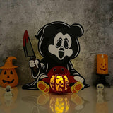 Scream - Halloween Themed 3D Lantern File - Cricut File 3 - LightBoxGoodMan