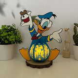 Donald - Donald Duck 3D Papercut Lantern File - Cricut File 1 - LightBoxGoodMan