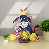 Easter Eeyore - Winnie The Pooh Themed Easter 3D Lantern File - Cricut File - LightBoxGoodMan