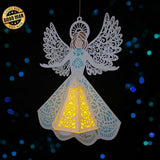 Angel - 3D Angel Lantern File - Cricut File 2 - LightBoxGoodMan