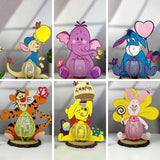 Pack 6 Cutest Lantern - Winnie The Pooh Themed 3D Lantern File - Cricut File - LightBoxGoodMan