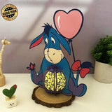 Eeyore - Winnie The Pooh Themed 3D Eeyore Lantern File - Cricut File 1 - LightBoxGoodMan