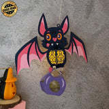 Bat - 3D Bat Lantern File - Cricut File 3 - LightBoxGoodMan