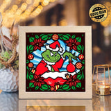 The Grinch 4 – Paper Cut Light Box File - Cricut File - 8x8" - LightBoxGoodMan